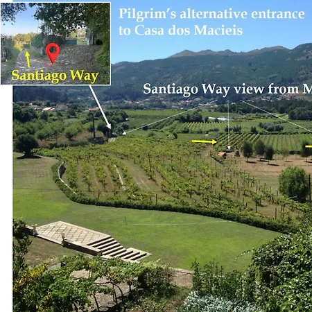 Willa Casa Dos Macieis - Entire Main House, Entire Or Separate Wing Of Main House - Camino Santiago Direct Access & Optional Agritourism Facha